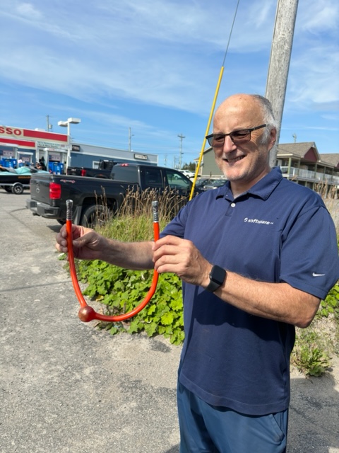 bulging hydraulic pipe