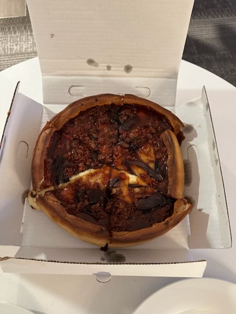Deep dish pizza